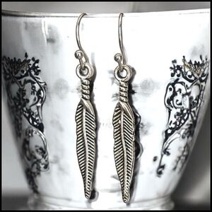 5 For $25💫Silver Feather Dangles